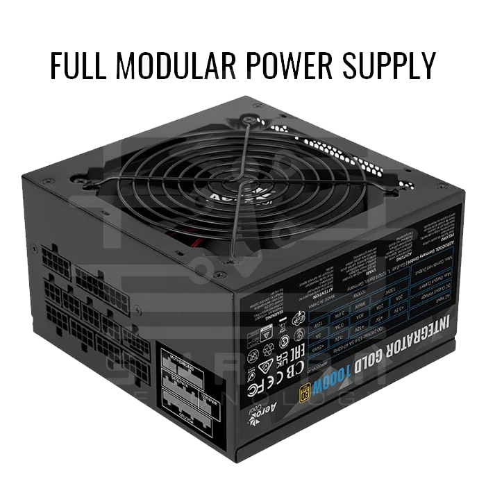 AeroCool Integrator Gold 1000W 80 PLUS GOLD FULLY MODULAR Power Supply