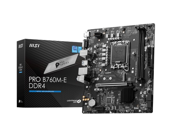 MSI PRO B760M-E DDR4 Micro-ATX