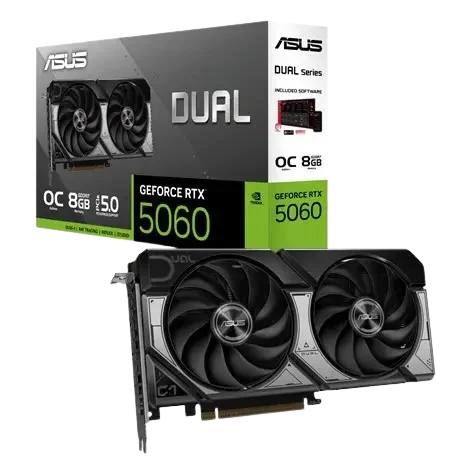 ASUS DUAL RTX™ 5060 8GB GDDR7 145watt