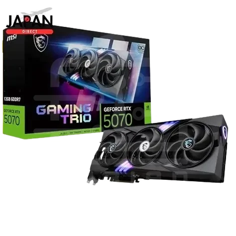 MSI RTX™ 5070 12GB GDDR7 TRIO OC 250watt