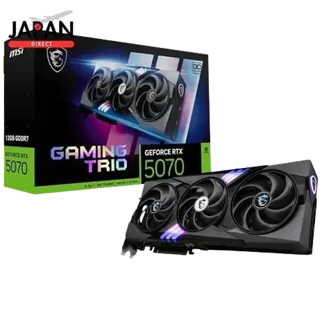 MSI RTX™ 5070 12GB GDDR7 TRIO OC 250watt
