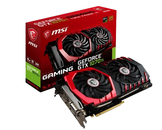 MSI GAMING X GTX™ 1070 TI 8GB GDDR5 180watt