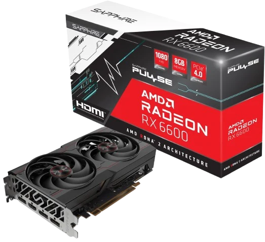 Sapphire RX 6600 XT 8GB GDDR6 160watt
