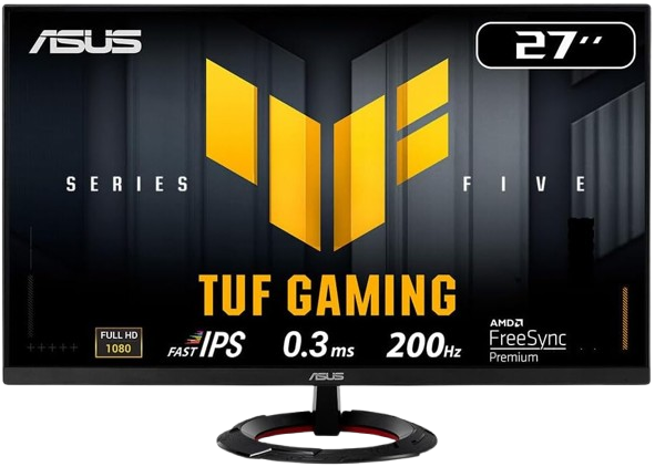 ASUS TUF Gaming VG9Q5R Gaming Monitor  27 Inch Full HD  200 Hz
