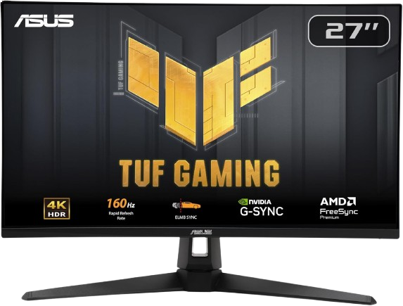 ASUS TUF VG27UQ1A Gaming  Monitor 27 Inch Full HD, 1080P, 165Hz (Supports 144Hz),