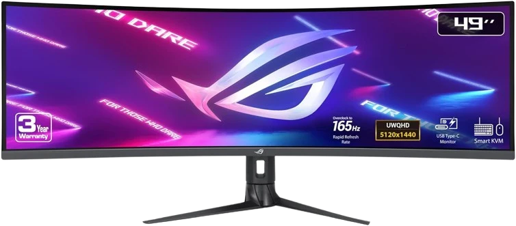 Asus Gaming Monitor  (3840x1080) DFHD "49 144Hz,