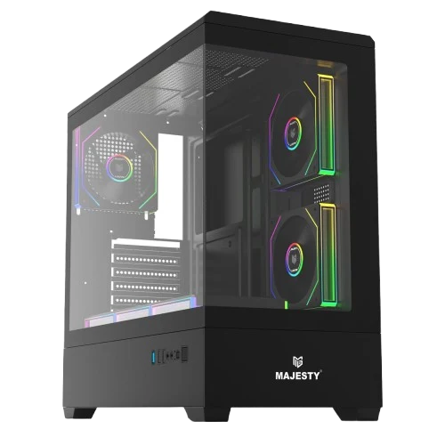 Majesty RAAD PRO Gaming – PC Case (BLACK)