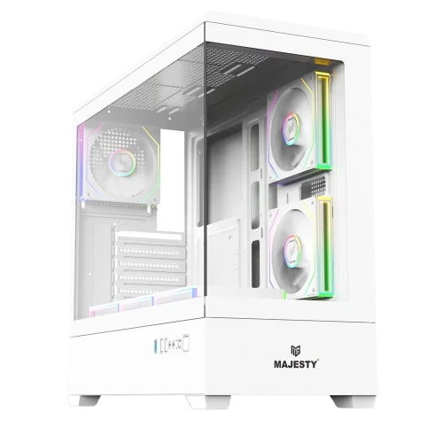 Majesty RAAD PRO Gaming – PC Case (WHITE)