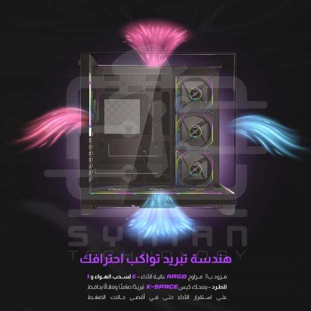 Majesty X Space plus Gaming – PC Case (BLACK)