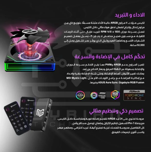 Majesty X Space plus Gaming – PC Case (BLACK)