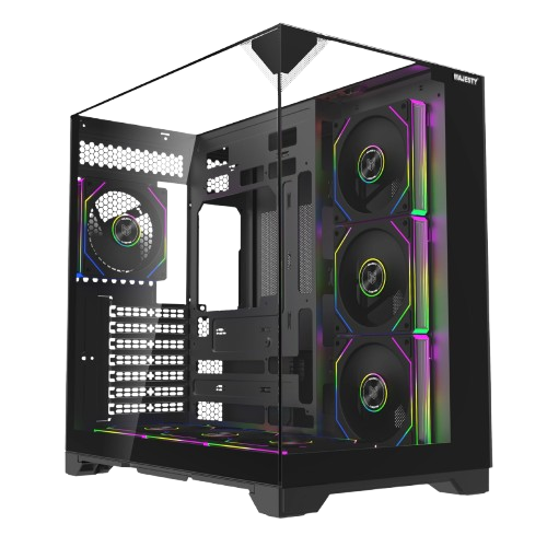 Majesty X Space plus Gaming – PC Case (BLACK)