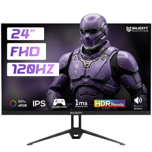 Majesty Gaming Monitor 24-inch FHD 120Hz 1ms IPS HDR