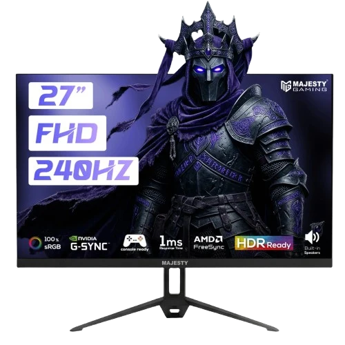 Majesty Gaming Monitor 27 inch FHD 240Hz 1ms IPS