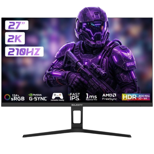 Majesty Gaming Monitor 27-inch 2K QHD 210Hz