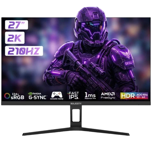 Majesty Gaming Monitor 27-inch 2K QHD 210Hz