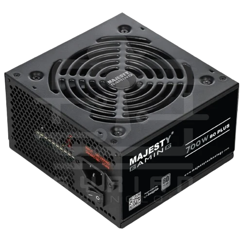 MAJESTY Power Supply 700watt 80+ Efficiency – 105° Capacitors