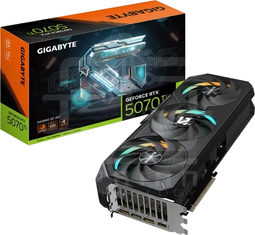 GIGABYTE GAMING OC RTX™ 5070TI 16GB  GDDR7 300watt