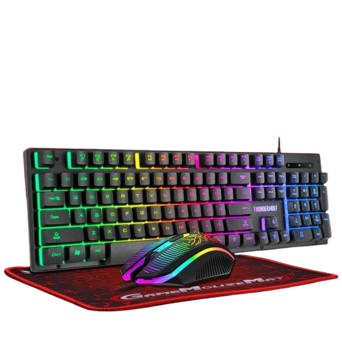 T WOLF 3in1 Mousepad, Mouse & keybord