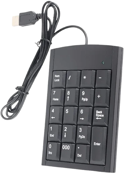 Numeric keypad