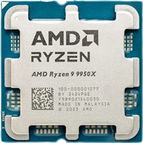 AMD Ryzen 9 9950X, 16C / 32T, 4.3 up to 5.7GHz, 80MB Cache, TDP 170W