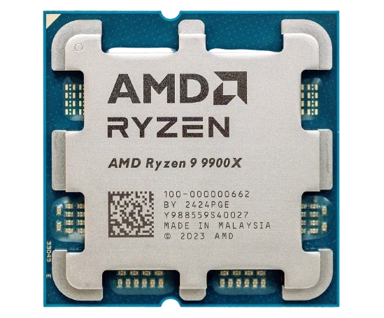 AMD Ryzen 9 9900X 12C / 24T, 4.4 up to 5.6GHz, 76MB Cache, TDP 120W