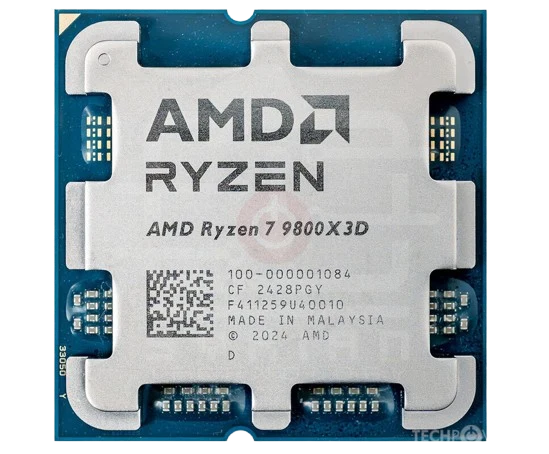 AMD Ryzen 7 9800X3D, 8C / 16T, up to 5.2GHz, 96MB Cache, TDP 120W