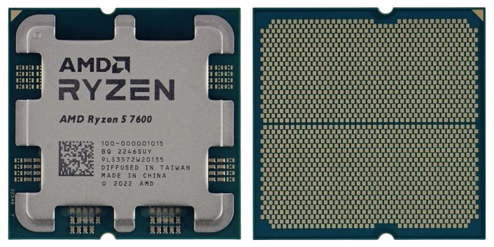 AMD Ryzen 5 7600 6C / 12T, 3.8 up to 5.1GHz, 40MB Cache, 65W (AMD Radeon Graphics)