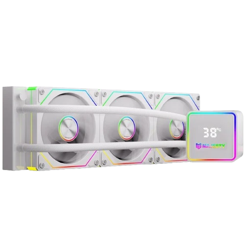 360MM ARGB Water Chiller (WHITE) مبرد مائي