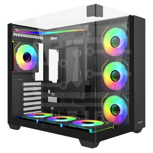 FSP M541 ATX Gaming Case Triple Glass 7x ARGB Fans