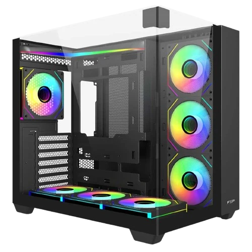 FSP M541 ATX Gaming Case Triple Glass 7x ARGB Fans