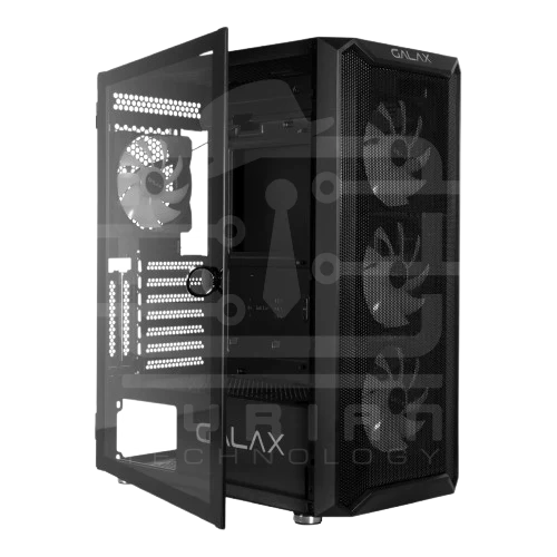 GALAX Gaming Revolution-07 ATX, 4 ARGB Fan WO/PSU Black Case