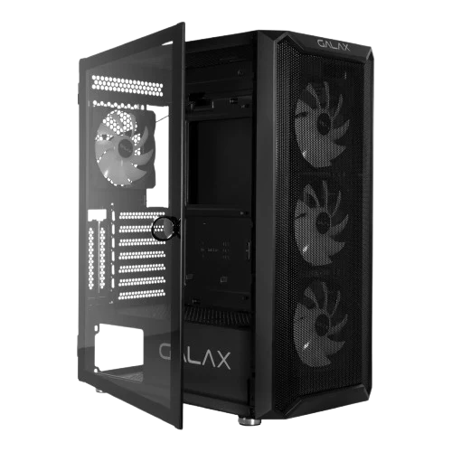 GALAX Gaming Revolution-07 ATX, 4 ARGB Fan WO/PSU Black Case