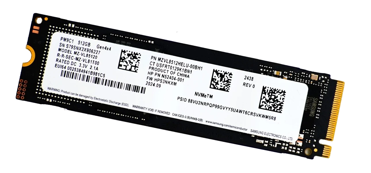 Samsung PM9C1 512G NVMe