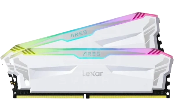 LEXAR ARES RGB 32GB 6400MHz DDR5 White