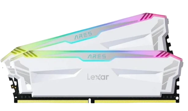 LEXAR ARES RGB 32GB 6400MHz DDR5 White