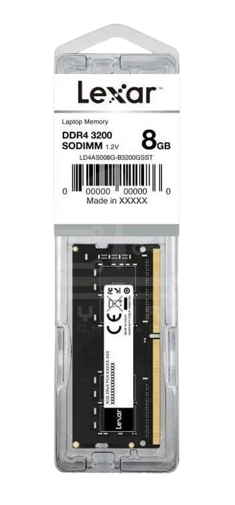Lexar laptop RAM 8GB DDR4