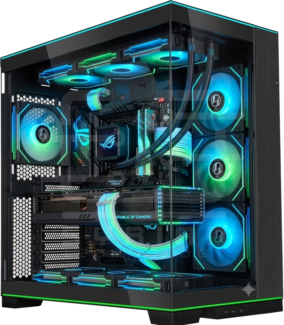 M.B. ASUS ROG X870E HERO Ryzen 9 9950X3D RTX 5090 Astral Ram 64GB SSD 8TB
