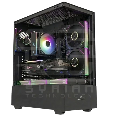 M.B Asus prime h610- i3 13100F MSI GAMING X RX 6600 XT Ram 16GB  SSD 512GB
