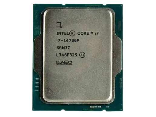 Intel Core i7 14700F, 8P+12E/28T, up to 5.6GHz, 33 MB Cache,Tray