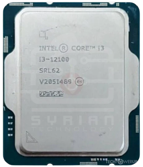 Intel Core i3 12100, 4P+OE/ 8T, up to 4.3GHz, 17 MB Cache Tray, (Intel® UHD Graphics 730)