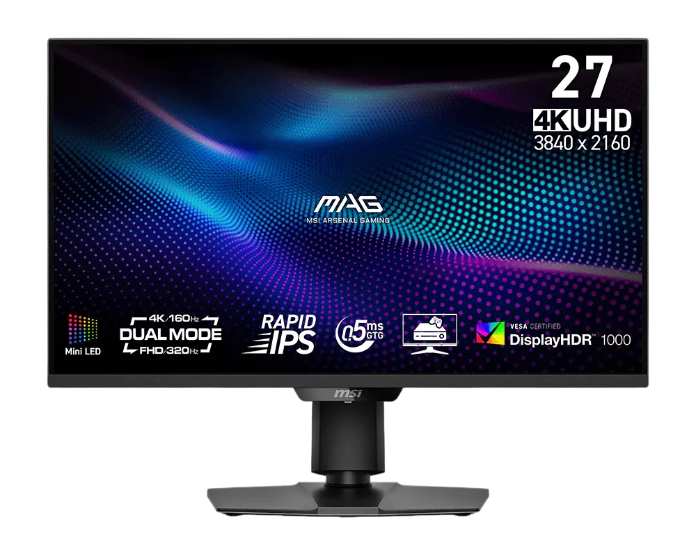 MSI MAG 274UPDF E16M 27inch 4K 160Hz / FHD 320Hz