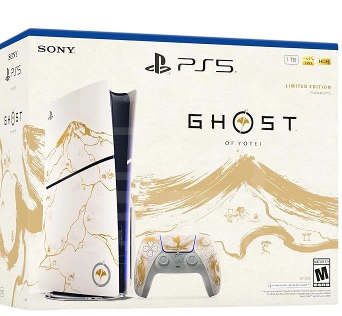 بلايستيشن 5 – إصدار Ghost of Yōtei المحدود (ذهبي / Gold)