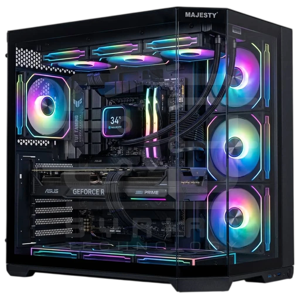 M.B. ASUS TUF B850M PLUS WIFI Ryzen 7 7800X3D RTX 5080 16GB OC RAM 32GBSSD 1T