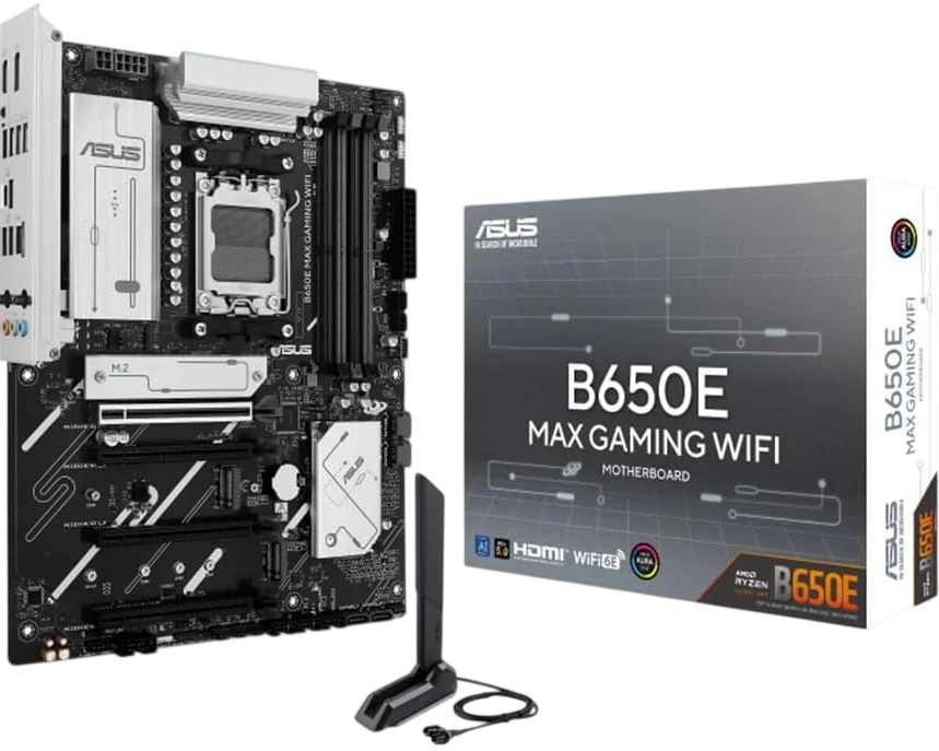 ASUS B650E MAX GAMING WiFi & Bluetooth DDR5 Motherboard - for AMD