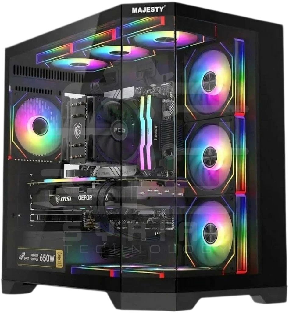 M.B ASUS PRIME A620AM-K Ryzen 5 9600X RTX 5060 Ti 8GB OC RAM 16GB SSD 512GB
