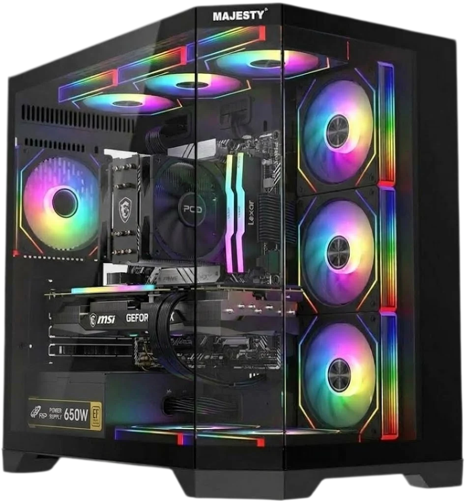 M.B ASUS PRIME A620AM-K Ryzen 5 9600X RTX 5060 Ti 8GB OC RAM 16GB SSD 512GB