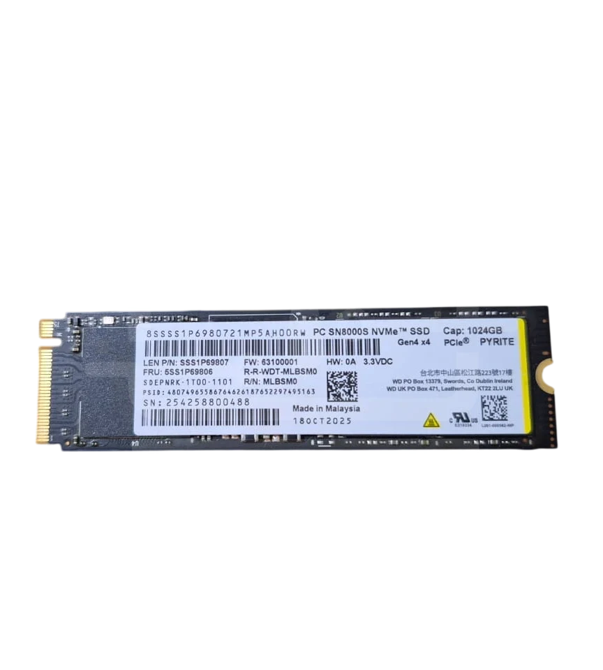 WD 1TB GOLD NVMe SSD LAPTOP HARD
