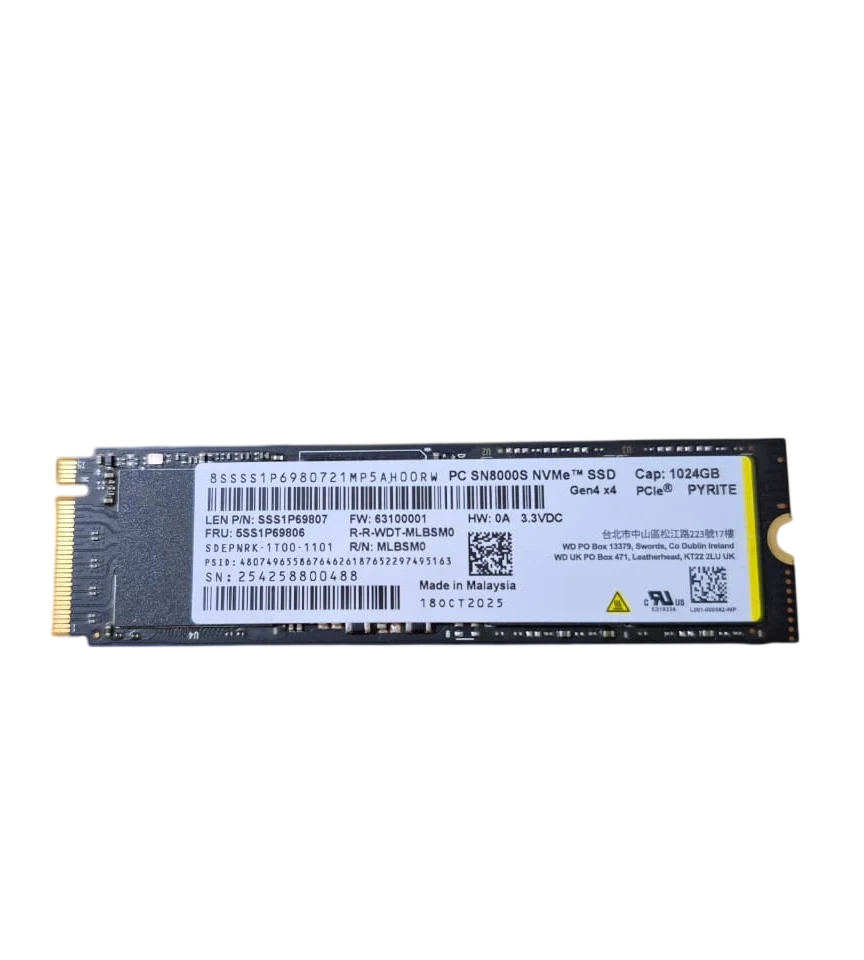 WD 1TB GOLD NVMe SSD LAPTOP HARD
