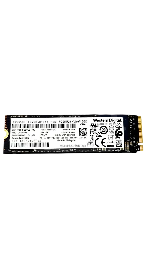 WD SN720 512GB NVMe SSD LAPTOP HARD
